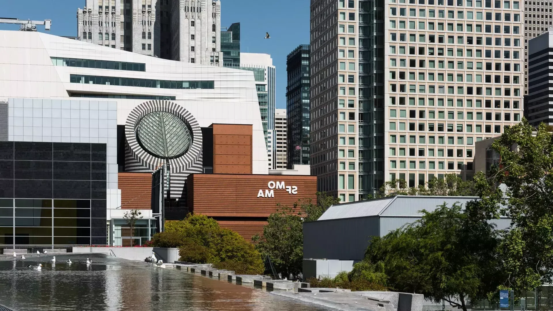 イエルバブエナガーデンの隣にあるSFMOMA